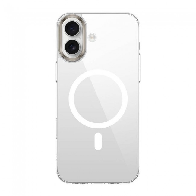 Apple iPhone 16 Plus Kılıf Magsafe Şarj Özellikli Şeffaf Cam Arka Yüzey Zore G-Glass Kapak Apple iPhone 16 Plus Kılıf Magsafe Şarj Özellikli Şeffaf Cam Arka Yüzey Zore G-Glass Kapak