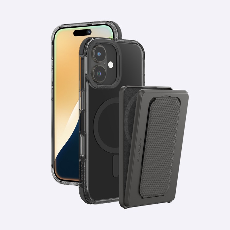Bal-z Apple iPhone 16 Plus Kılıf M-safe Şarj Özellikli Standlı Set Amazingthing Omni Adventure Serisi Kapak