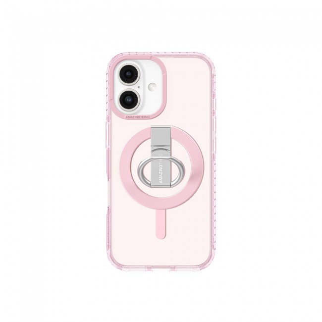 Apple iPhone 16 Plus Kılıf Magsafe Şarj Özellikli Yüzük Standlı Amazingthing Titan Pro Serisi Kapak Apple iPhone 16 Plus Kılıf Magsafe Şarj Özellikli Yüzük Standlı Amazingthing Titan Pro Serisi Kapak