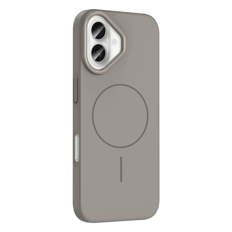 Bal-z Apple iPhone 16 Plus Kılıf M-safe Şarj Özellikli Zore Ruby Sert Kapak