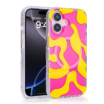 Bal-z Apple iPhone 16 Plus Kılıf M-safe Şarj Özellikli Zore Stilo Kapak