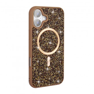 Apple iPhone 16 Plus Kılıf Pırlanta Tasarımlı M-safe Şarj Özellikli Zore Mozaik Silikon Kapak Apple iPhone 16 Plus Kılıf Pırlanta Tasarımlı M-safe Şarj Özellikli Zore Mozaik Silikon Kapak