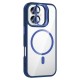 Apple iPhone 16 Plus Kılıf Standlı ve Kamera Lens Hediyeli M-Safe Şarj Özellikli Zore Etro Kapak Apple iPhone 16 Plus Kılıf Standlı ve Kamera Lens Hediyeli M-Safe Şarj Özellikli Zore Etro Kapak