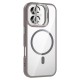 Apple iPhone 16 Plus Kılıf Standlı ve Kamera Lens Hediyeli M-Safe Şarj Özellikli Zore Etro Kapak Apple iPhone 16 Plus Kılıf Standlı ve Kamera Lens Hediyeli M-Safe Şarj Özellikli Zore Etro Kapak