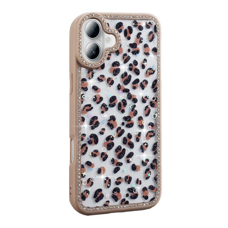 Bal-z Apple iPhone 16 Plus Kılıf Taşlı ve Simli Tasarım Zore Azra Kapak