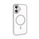 Apple iPhone 16 Plus Kılıf Wireless Şarj Özellikli Zore Krom Magsafe Silikon Kapak Apple iPhone 16 Plus Kılıf Wireless Şarj Özellikli Zore Krom Magsafe Silikon Kapak