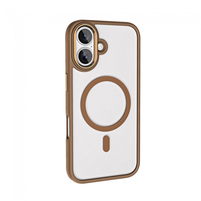 Apple iPhone 16 Plus Kılıf Wireless Şarj Özellikli Zore Krom Magsafe Silikon Kapak Apple iPhone 16 Plus Kılıf Wireless Şarj Özellikli Zore Krom Magsafe Silikon Kapak
