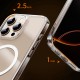 Apple iPhone 16 Plus Kılıf Wiwu MCC-102 Magnetic Crystal Sert PC Kapak Apple iPhone 16 Plus Kılıf Wiwu MCC-102 Magnetic Crystal Sert PC Kapak