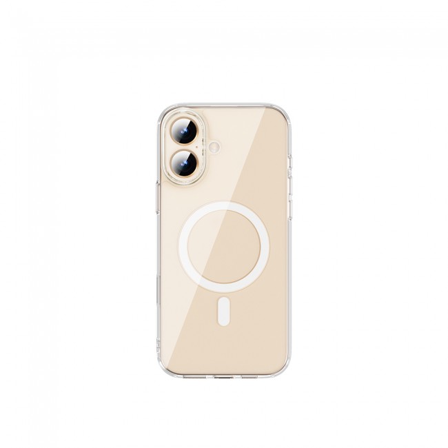 Apple iPhone 16 Plus Kılıf Wiwu MCC-102 Magnetic Crystal Sert PC Kapak Apple iPhone 16 Plus Kılıf Wiwu MCC-102 Magnetic Crystal Sert PC Kapak