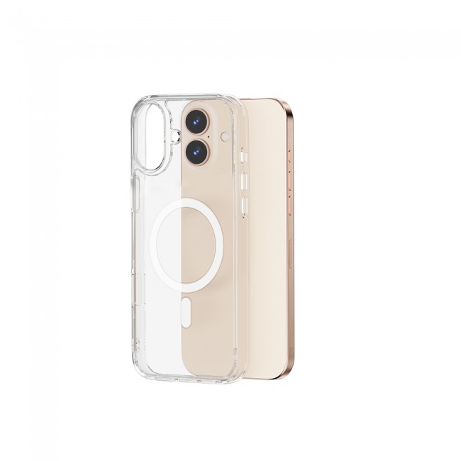Apple iPhone 16 Plus Kılıf Wiwu MCC-102 Magnetic Crystal Sert PC Kapak Apple iPhone 16 Plus Kılıf Wiwu MCC-102 Magnetic Crystal Sert PC Kapak