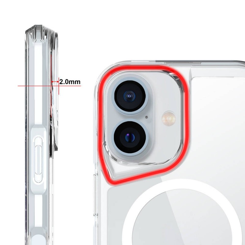 Bal-z Apple iPhone 16 Plus Kılıf Zore M-safe Şarj Özellikli T-Max M-safe Kapak