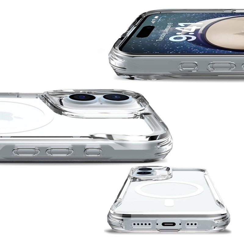 Bal-z Apple iPhone 16 Plus Kılıf Zore M-safe Şarj Özellikli T-Max M-safe Kapak