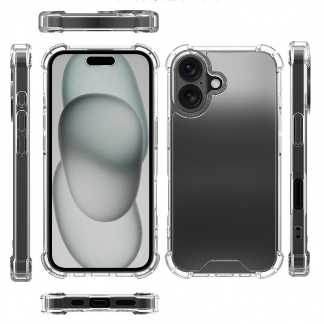 Apple iPhone 16 Plus Kılıf Zore Nitro Anti Shock Silikon Apple iPhone 16 Plus Kılıf Zore Nitro Anti Shock Silikon