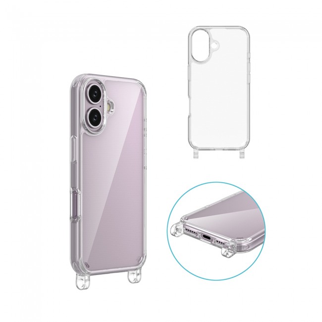 Apple iPhone 16 Plus Kılıf Zore X-Rop Kapak Apple iPhone 16 Plus Kılıf Zore X-Rop Kapak