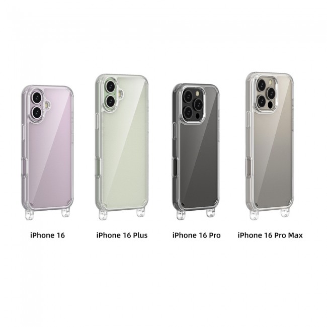 Apple iPhone 16 Plus Kılıf Zore X-Rop Kapak Apple iPhone 16 Plus Kılıf Zore X-Rop Kapak