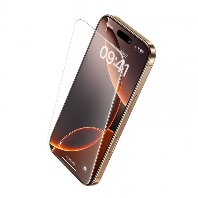 Apple iPhone 16 Pro Benks 0.3mm InvisiWarrior Ekranı Tam Kaplayan Full Şeffaf Ekran Koruyucu Apple iPhone 16 Pro Benks 0.3mm InvisiWarrior Ekranı Tam Kaplayan Full Şeffaf Ekran Koruyucu