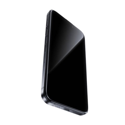 Bal-z Apple iPhone 16 Pro Benks Glass Warrior Safir Coating 0.9mm Kenarları Dayanıklaştırılmış Cam Ekran Koruyucu + Kolay Uygulama Aparatı