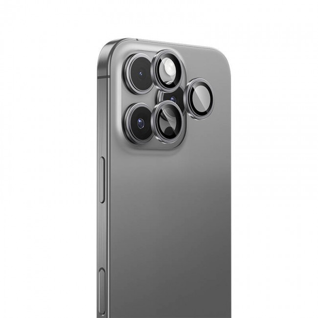 Apple iPhone 16 Pro Benks Parlama Önleyici Glass Warrior Metal Kamera Lens Koruyucu Apple iPhone 16 Pro Benks Parlama Önleyici Glass Warrior Metal Kamera Lens Koruyucu