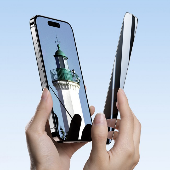 Apple iPhone 16 Pro Benks Ultra İnce Kenarlı Ekran Koruyucu + Kolay Uygulama Aparatlı Apple iPhone 16 Pro Benks Ultra İnce Kenarlı Ekran Koruyucu + Kolay Uygulama Aparatlı