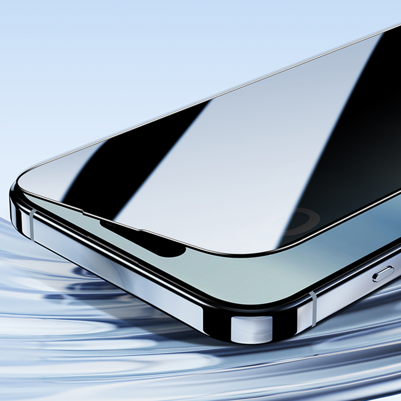 Bal-z Apple iPhone 16 Pro Benks Ultra İnce Kenarlı Privacy Hayalet Ekran Koruyucu + Kolay Uygulama Aparatlı