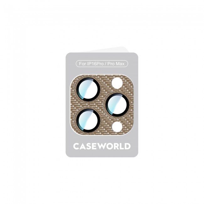 Apple iPhone 16 Pro CaseWorld Karbon Fiber Serisi Anti Reflective Ultra Clear Full Kamera Lens Koruyucu Apple iPhone 16 Pro CaseWorld Karbon Fiber Serisi Anti Reflective Ultra Clear Full Kamera Lens Koruyucu