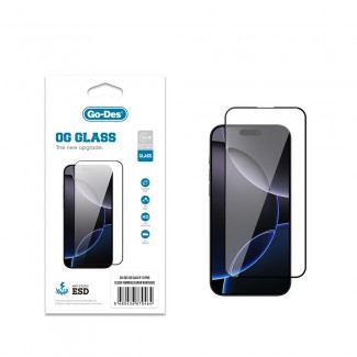 Apple iPhone 16 Pro Go Des OG Glass Antistatik Temperli Cam Ekran Koruyucu Apple iPhone 16 Pro Go Des OG Glass Antistatik Temperli Cam Ekran Koruyucu