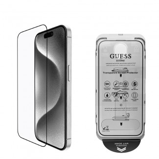 Apple iPhone 16 Pro Guess Orjinal Lisanslı Temperli Cam Ekran Koruyucu Uygulama Aparatlı Outline Serisi Apple iPhone 16 Pro Guess Orjinal Lisanslı Temperli Cam Ekran Koruyucu Uygulama Aparatlı Outline Serisi