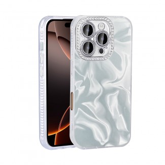 Apple iPhone 16 Pro Kılıf Airbagli Parlak Taş Detay Tasarımlı Zore Esila Kapak Apple iPhone 16 Pro Kılıf Airbagli Parlak Taş Detay Tasarımlı Zore Esila Kapak
