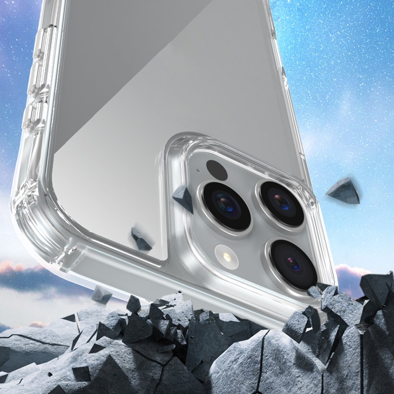 Bal-z Apple iPhone 16 Pro Kılıf Airbagli Takılabilir Askı Aparatlı Zore Snap Silikon Kapak