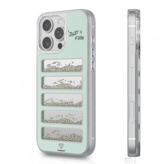 Apple iPhone 16 Pro Kılıf Aynalı ve Boncuklu Tasarım Youngkit Jump Serisi Kapak Apple iPhone 16 Pro Kılıf Aynalı ve Boncuklu Tasarım Youngkit Jump Serisi Kapak