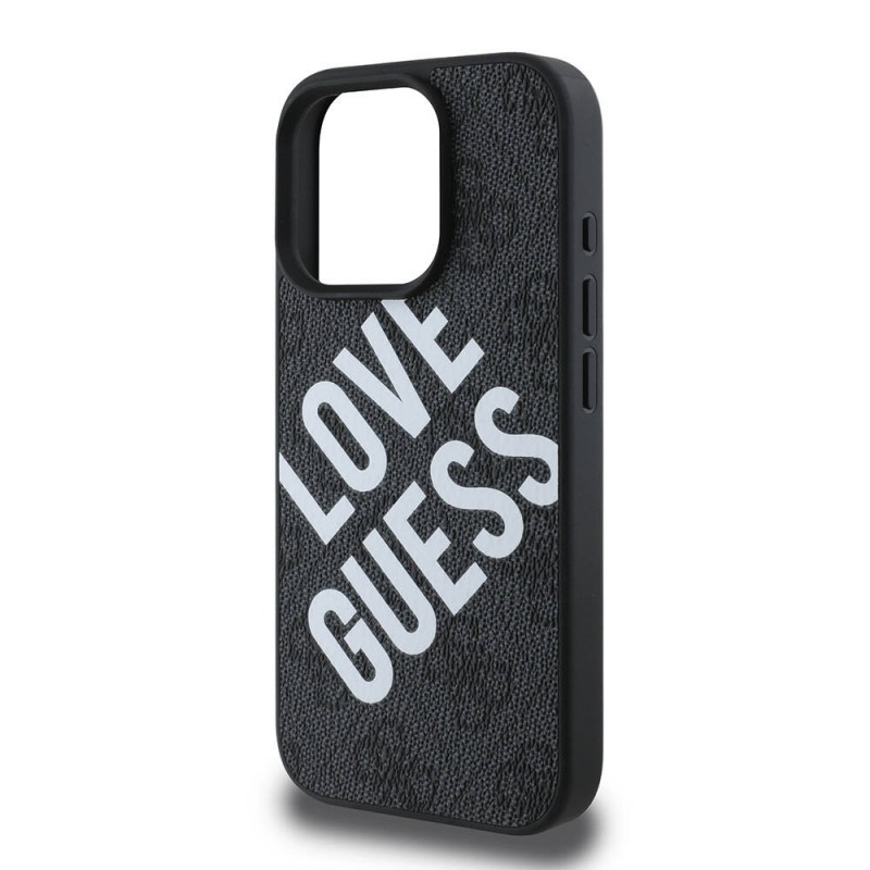Bal-z Apple iPhone 16 Pro Kılıf Guess Orjinal Lisanslı Big Love Guess Kapak