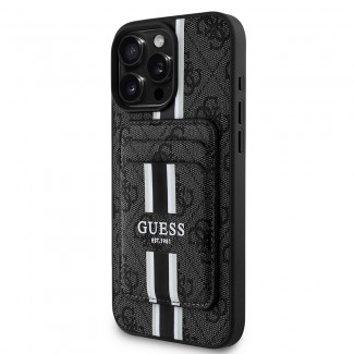 Apple iPhone 16 Pro Kılıf Guess Orjinal Lisanslı M-safe Şarj Özellikli 4G Desenli Çizgili Kartlıklı Kapak Apple iPhone 16 Pro Kılıf Guess Orjinal Lisanslı M-safe Şarj Özellikli 4G Desenli Çizgili Kartlıklı Kapak