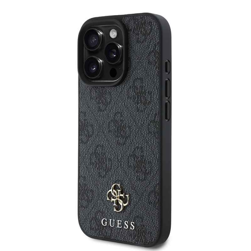 Bal-z Apple iPhone 16 Pro Kılıf Guess Orjinal Lisanslı M-safe Şarj Özellikli Small 4G Classic Kapak