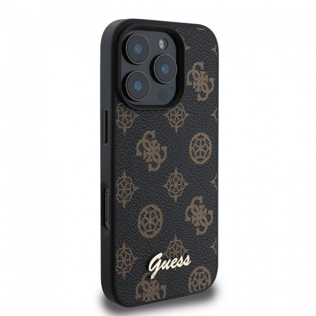 Apple iPhone 16 Pro Kılıf Guess Orjinal Lisanslı Magsafe Şarj Özellikli Yazı Logolu Peony Kapak Apple iPhone 16 Pro Kılıf Guess Orjinal Lisanslı Magsafe Şarj Özellikli Yazı Logolu Peony Kapak