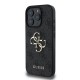 Apple iPhone 16 Pro Kılıf Guess Orjinal Lisanslı PU Deri 4G Desenli Metal Büyük 4G ve Yazı Logolu Kapak Apple iPhone 16 Pro Kılıf Guess Orjinal Lisanslı PU Deri 4G Desenli Metal Büyük 4G ve Yazı Logolu Kapak