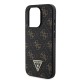 Apple iPhone 16 Pro Kılıf Guess Orjinal Lisanslı PU Deri 4G Desenli Üçgen Logolu Kapak Apple iPhone 16 Pro Kılıf Guess Orjinal Lisanslı PU Deri 4G Desenli Üçgen Logolu Kapak