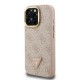 Apple iPhone 16 Pro Kılıf Guess Orjinal Lisanslı PU Deri Taşlı Üçgen Logo 4G Desenli Kamera Standlı Kapak Apple iPhone 16 Pro Kılıf Guess Orjinal Lisanslı PU Deri Taşlı Üçgen Logo 4G Desenli Kamera Standlı Kapak