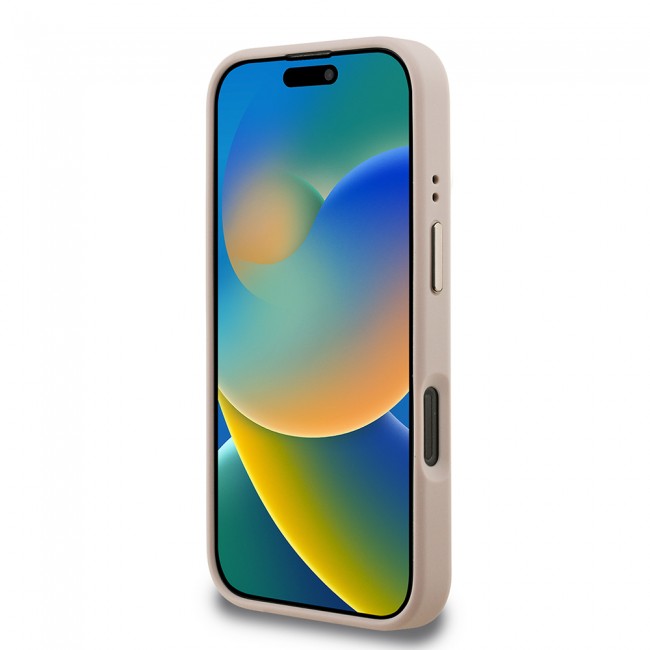 Apple iPhone 16 Pro Kılıf Guess Orjinal Lisanslı PU Deri Taşlı Üçgen Logo 4G Desenli Kamera Standlı Kapak Apple iPhone 16 Pro Kılıf Guess Orjinal Lisanslı PU Deri Taşlı Üçgen Logo 4G Desenli Kamera Standlı Kapak