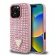 Apple iPhone 16 Pro Kılıf Guess Orjinal Lisanslı Taşlı Arka Yüzey Üçgen Logolu Kapak Apple iPhone 16 Pro Kılıf Guess Orjinal Lisanslı Taşlı Arka Yüzey Üçgen Logolu Kapak