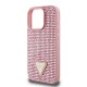 Apple iPhone 16 Pro Kılıf Guess Orjinal Lisanslı Taşlı Arka Yüzey Üçgen Logolu Kapak Apple iPhone 16 Pro Kılıf Guess Orjinal Lisanslı Taşlı Arka Yüzey Üçgen Logolu Kapak