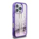 Apple iPhone 16 Pro Kılıf Guess Orjinal Lisanslı Transparan Sıvılı Simli Altın Çizgili Kapak Apple iPhone 16 Pro Kılıf Guess Orjinal Lisanslı Transparan Sıvılı Simli Altın Çizgili Kapak