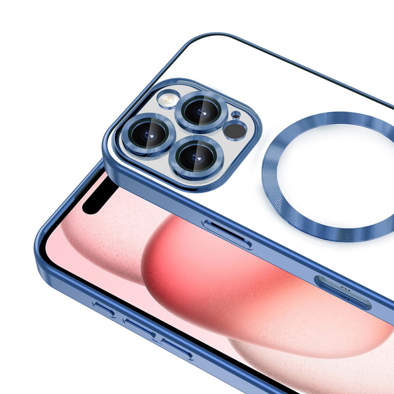 Bal-z Apple iPhone 16 Pro Kılıf Kamera Korumalı M-safe Wireless Şarj Özellikli Zore Demre Kapak