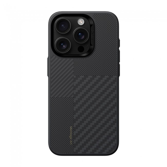 Apple iPhone 16 Pro Kılıf Karbon Fiber M-safe Şarj Özellikli Kamera Kontrol Butonlu Benks Hybrid ArmorPro Montage Kevlar Kapak Apple iPhone 16 Pro Kılıf Karbon Fiber M-safe Şarj Özellikli Kamera Kontrol Butonlu Benks Hybrid ArmorPro Montage Kevlar Kapak