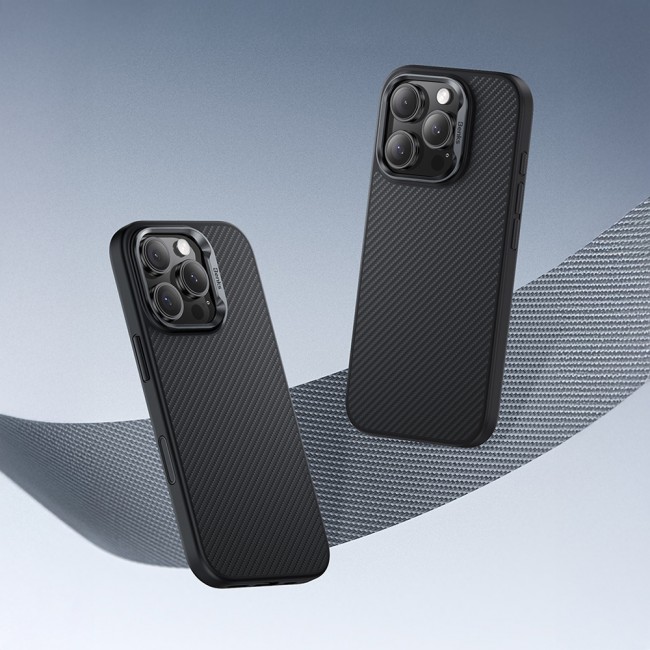 Apple iPhone 16 Pro Kılıf Karbon Fiber M-safe Şarj Özellikli Kamerra Kontrol Butonlu Benks Hybrid ArmorPro 600D Kevlar Kapak Apple iPhone 16 Pro Kılıf Karbon Fiber M-safe Şarj Özellikli Kamerra Kontrol Butonlu Benks Hybrid ArmorPro 600D Kevlar Kapak