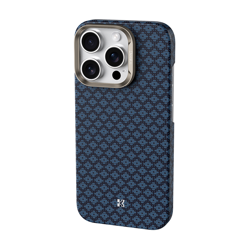 Bal-z Apple iPhone 16 Pro Kılıf M-Safe Şarj Özellikli Benks ArmorAir ArmorGrid Serisi Kevlar Kapak