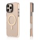 Apple iPhone 16 Pro Kılıf M-safe Şarj Özellikli Cam Arka Yüzey TPU Youngkit Gemstone Clear Serisi Kapak Apple iPhone 16 Pro Kılıf M-safe Şarj Özellikli Cam Arka Yüzey TPU Youngkit Gemstone Clear Serisi Kapak