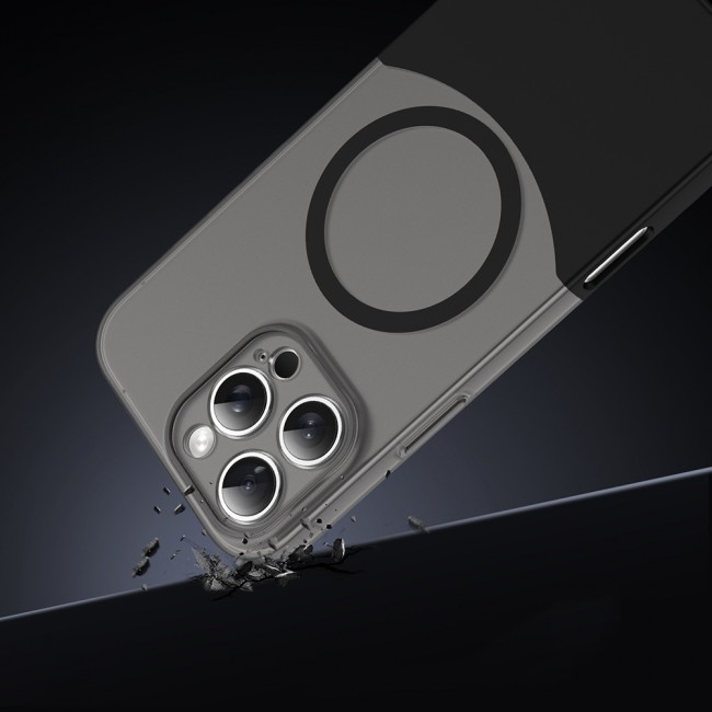 Apple iPhone 16 Pro Kılıf M-Safe Şarj Özellikli Mıknatıslı Zore Duble Kapak Apple iPhone 16 Pro Kılıf M-Safe Şarj Özellikli Mıknatıslı Zore Duble Kapak