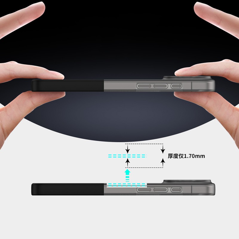 Bal-z Apple iPhone 16 Pro Kılıf M-Safe Şarj Özellikli Mıknatıslı Zore Duble Kapak