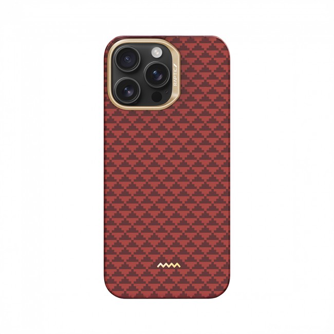 Apple iPhone 16 Pro Kılıf M-safe Şarj Özellikli Raptic Aramid Skin Origin Serisi Kapak