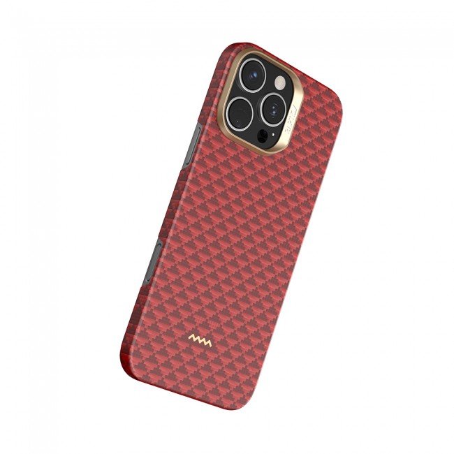 Apple iPhone 16 Pro Kılıf M-safe Şarj Özellikli Raptic Aramid Skin Origin Serisi Kapak